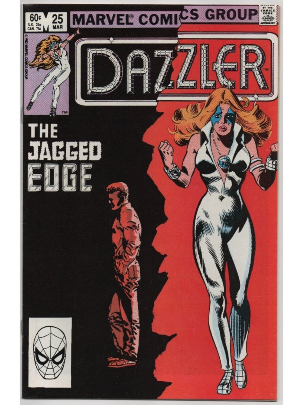 Dazzler 25 Marvel Comics 1983 VF- 7.5  Jagged Edge